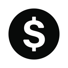 dollar currency icon. dollar vector. editable colors. Eps 10