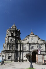 Naklejka premium Kirche Santa Ana, Santa Ana, Provinz Pampanga, Philippinen