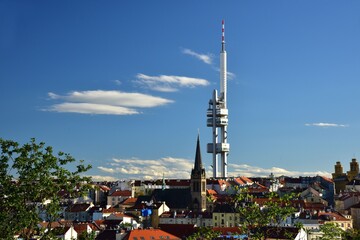 Zizkov Television Tower is located in the city of Prague, Central Bohemia, Czech Republic, and it...