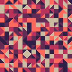 Abstract Geometric Pattern generative computational art illustration