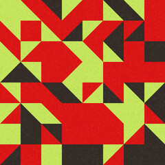 Abstract Geometric Pattern generative computational art illustration