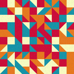 Abstract Geometric Pattern generative computational art illustration