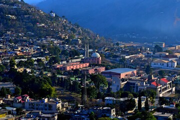 Fototapeta premium View of Muzaffarabad City