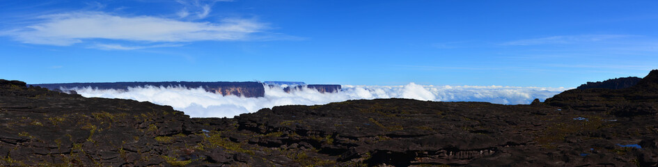 Sea of clouds in Roraima, Canaima National Park, Venezuela