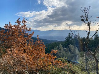 fall in the mountains