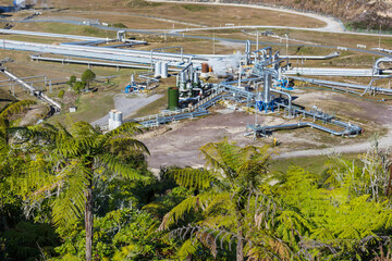 Fototapeta premium Geothermal power plant