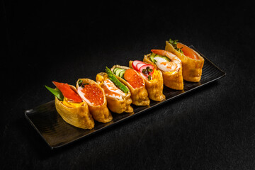 いなり寿司　Sushi in fried tofu japanese food