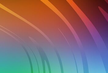 Light Green, Red vector backdrop with wry lines.