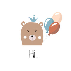 bear with a letter