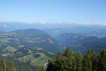 Fototapeta na wymiar Landschaft bei Obereggen