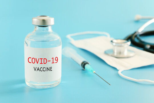 Image of covid 19 vaccine. Healthcare and Medical concept