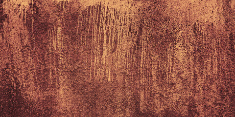 Splashes of paint on a red wall. Vintage background