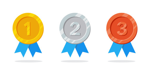 gold, silver, bronze medal for winner tournament