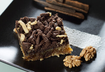 Chocolate Dessert made with Shortcrust pastry.