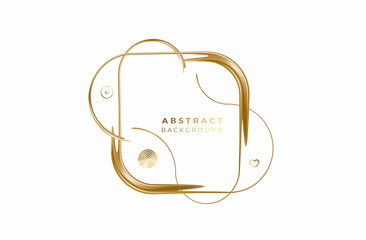 Abstract gold color pattern design and background. Use for modern design, cover, poster, template, brochure, decorated, flyer, banner.