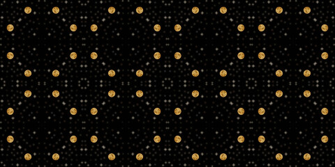 Full moon in the starry night sky. 3D illustration