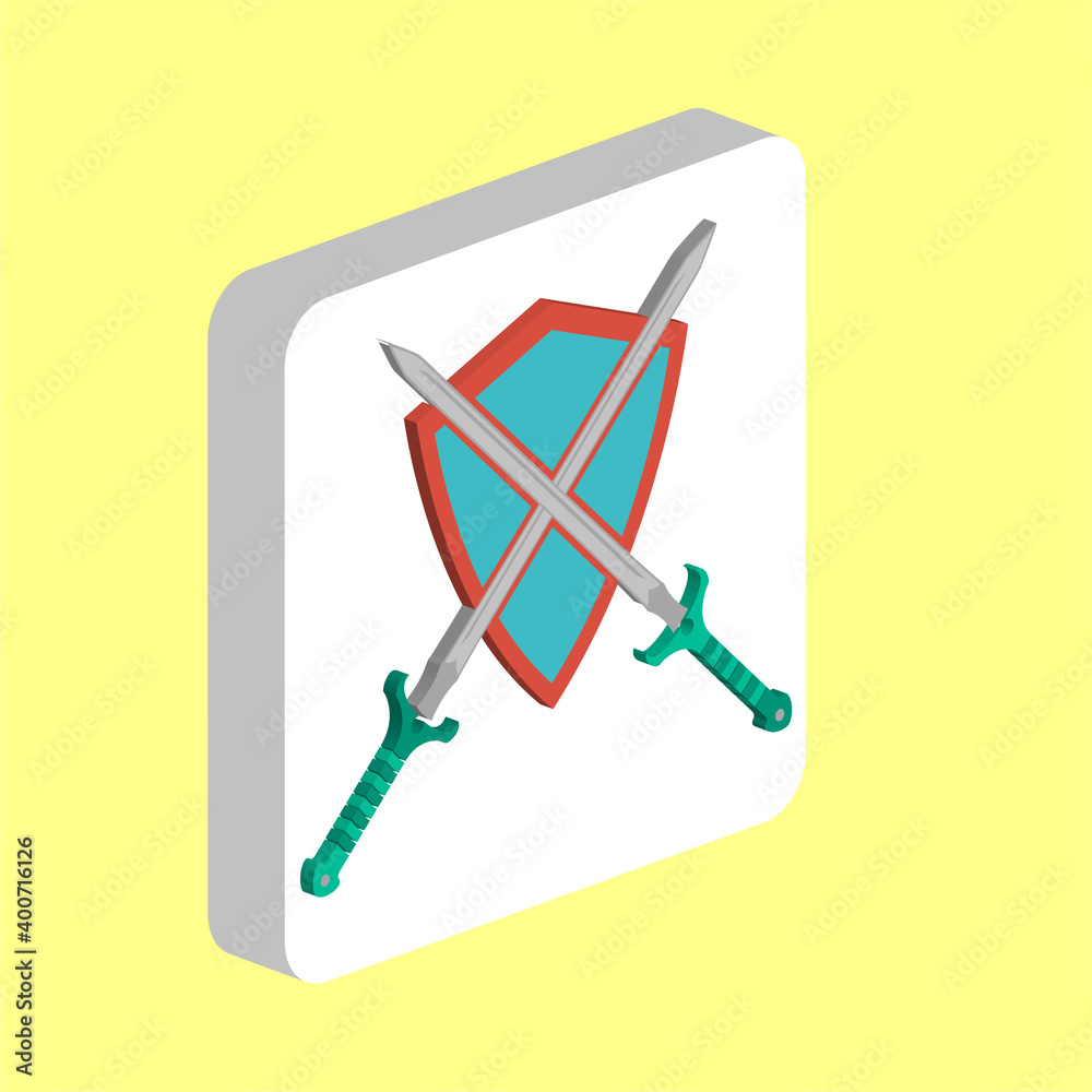 Poster heraldry simple vector icon. illustration symbol design template for web mobile ui element. perfect 