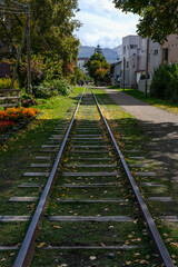 Fototapeta premium 北海道小樽の手宮線跡