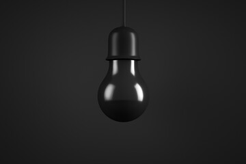 Infrared electric bulb. Invisible light.