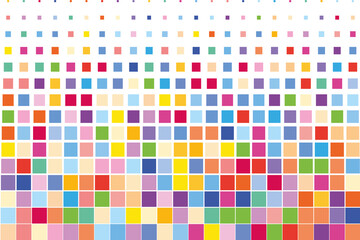 mosaic colorful background with squares