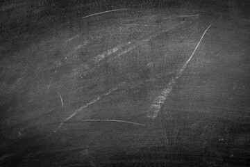 Black chalk board with scratches and white lines. Space for text and drawings