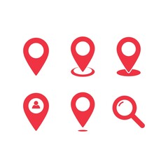 Location pin icon vector Illustration