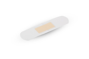 Adhesive bandage isolated on white background