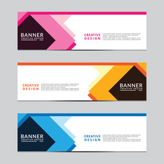 Fototapeta premium Vector abstract geometric design banner web template. Modern design. Vector illustration