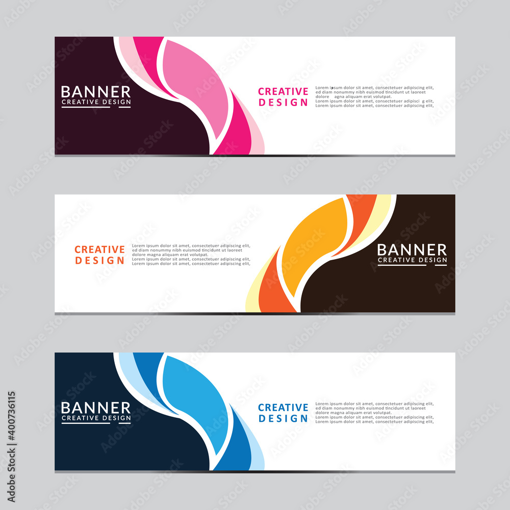 Poster vector abstract geometric design banner web template. modern design. vector illustration