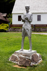 Obraz premium Nikola Tesla memorial park in Smiljan, Croatia