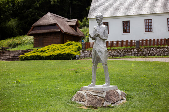 Nikola Tesla memorial park in Smiljan, Croatia