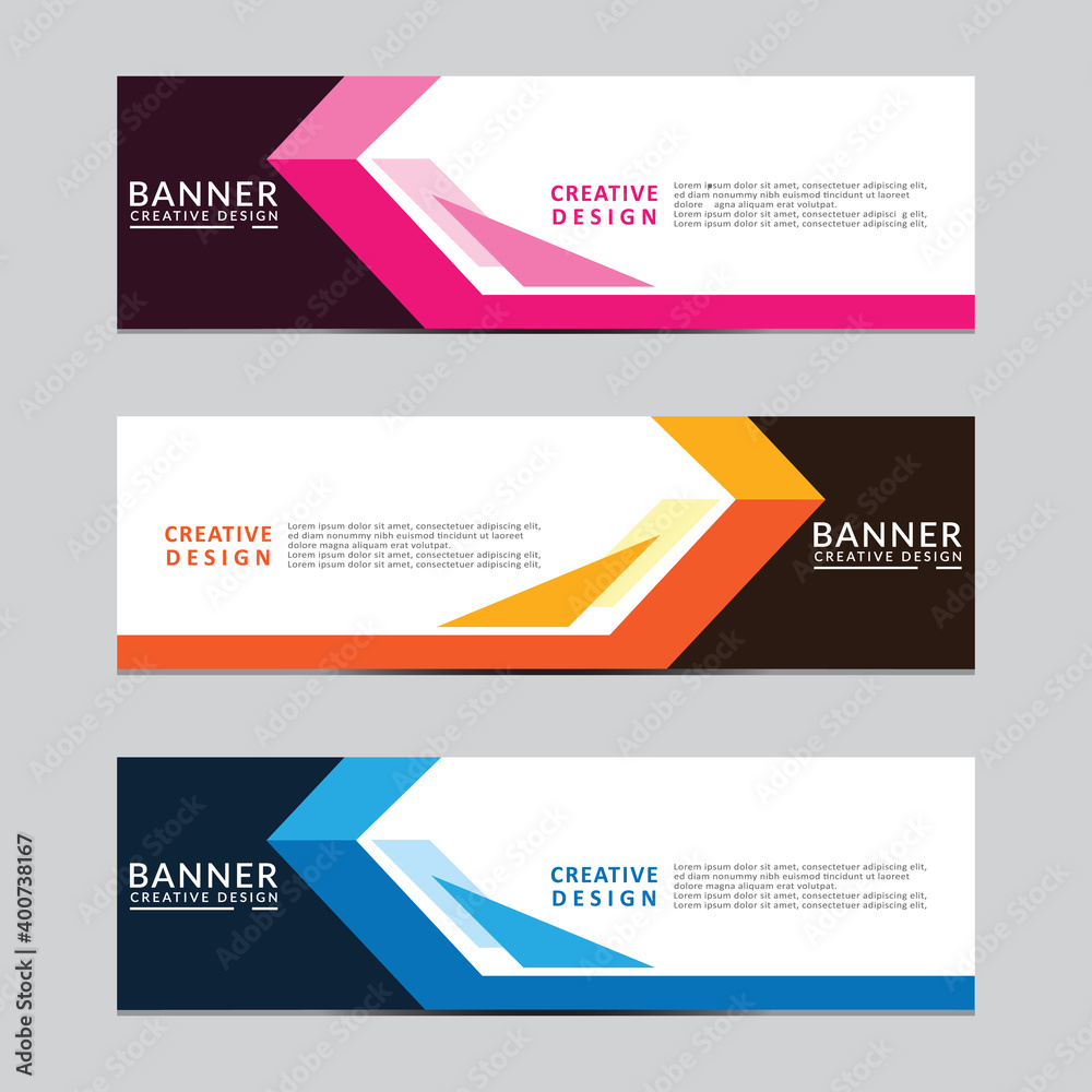 Poster vector abstract geometric design banner web template. modern design. vector illustration