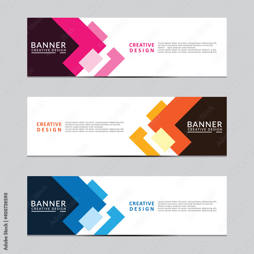 Poster vector abstract geometric design banner web template. modern design. vector illustration