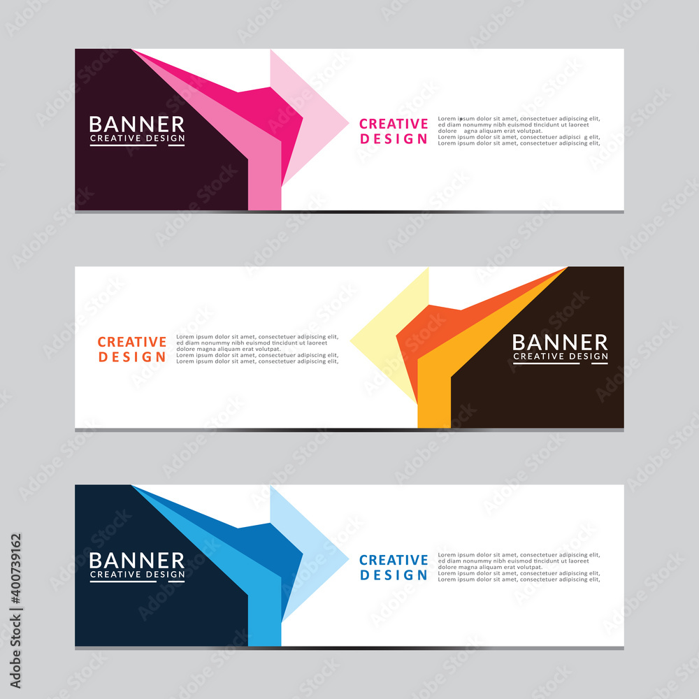 Poster vector abstract geometric design banner web template. modern design. vector illustration