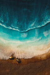 Arrière-plan abstrait imitant les vagues de la mer et la texture de l& 39 eau.