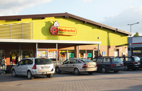 Supermarket Biedronka in Terespol. Poland