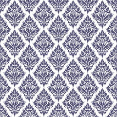 Decorative damask pattern. Vintage ornament, baroque seamless decorative patterns. Royal classic wallpaper.