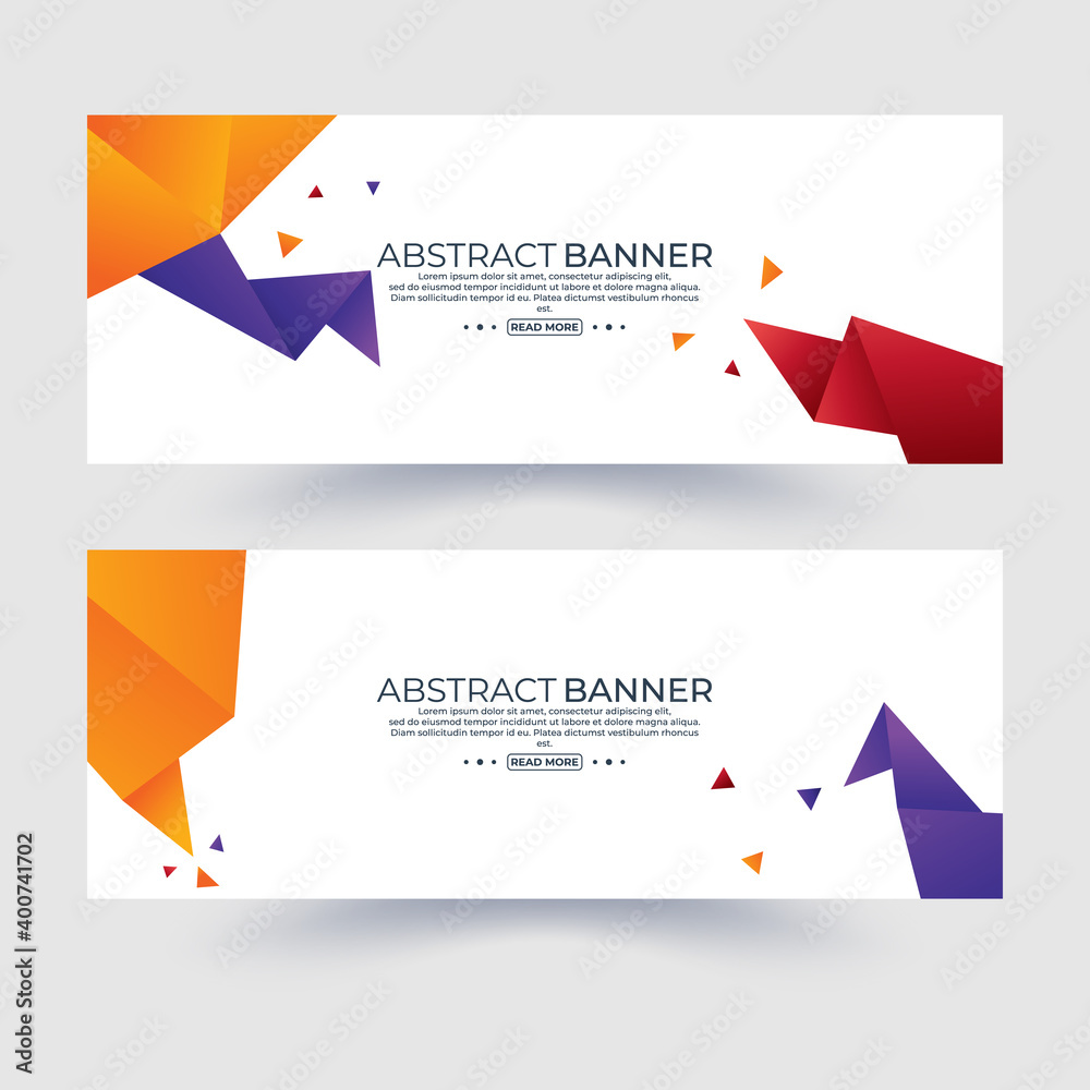 Sticker vector abstract geometric design banner web template. modern design. vector illustration