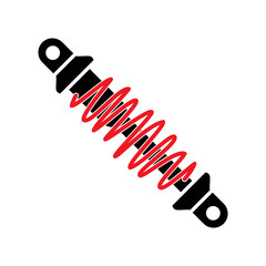 shock absorber icon design vector template
