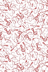 Festive, abstract, vertical background for Valentine's Day.