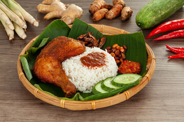 Nasi Kukus is a traditional delicacy originally from the East Coast of Peninsular Malaysia....