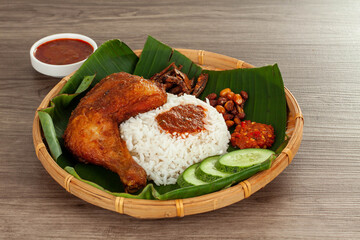 Nasi Kukus is a traditional delicacy originally from the East Coast of Peninsular Malaysia....