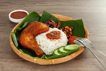 Nasi Kukus is a traditional delicacy originally from the East Coast of Peninsular Malaysia....