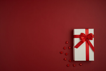Valentine's Day. Empty space for your text. Elegant illustration.