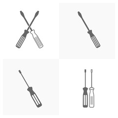 Set of Technical icon vector, Engineering simple icon template, Creative Setting icon design, Illustration