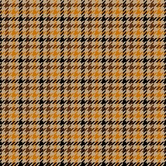 Tweed brown houndstooth seamless pattern - 400753578