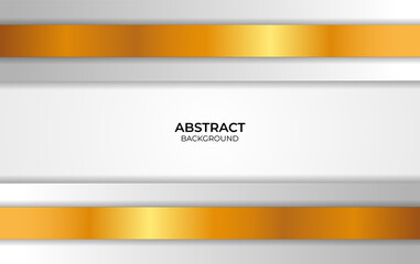 Design Abstract White And Gold