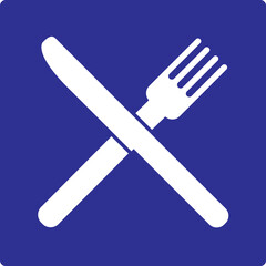 Table knife And Fork icon vector illustration