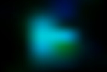 Dark BLUE vector blurred shine abstract background.