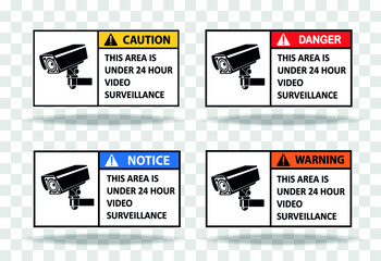 Wall signs,this area is under 24 hour video surveillance.